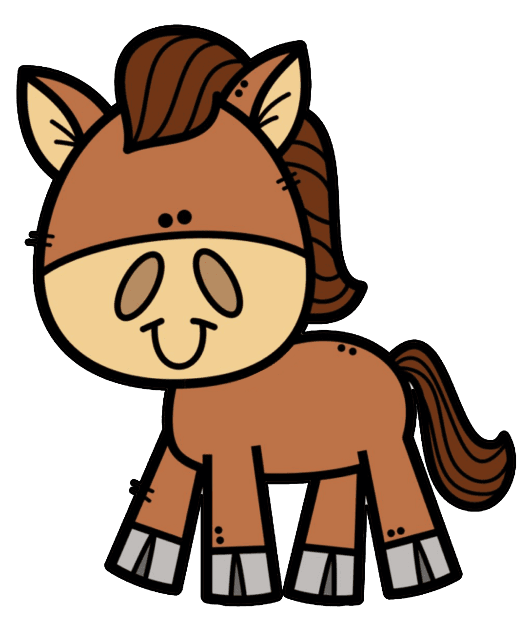 Farm animals pin page clipart logo 3