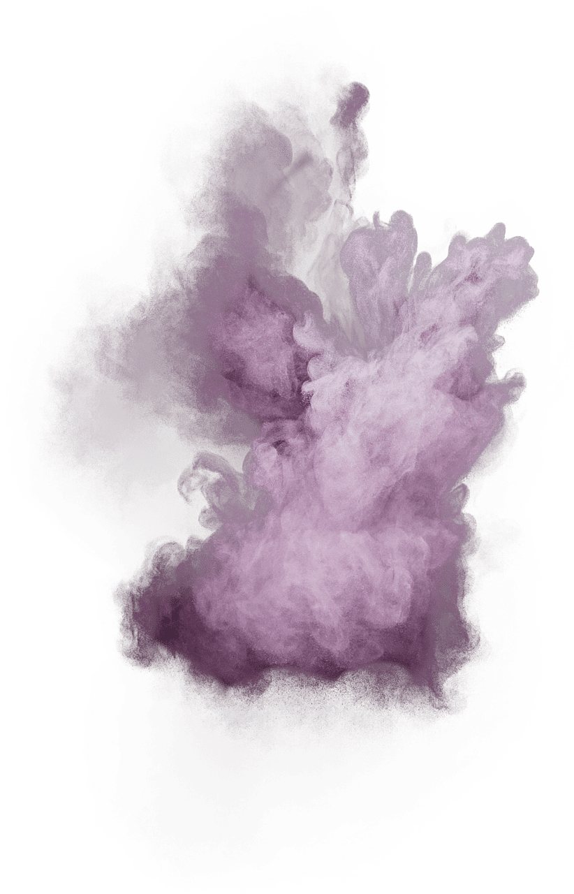 Explosive purple powder explosion clipart background