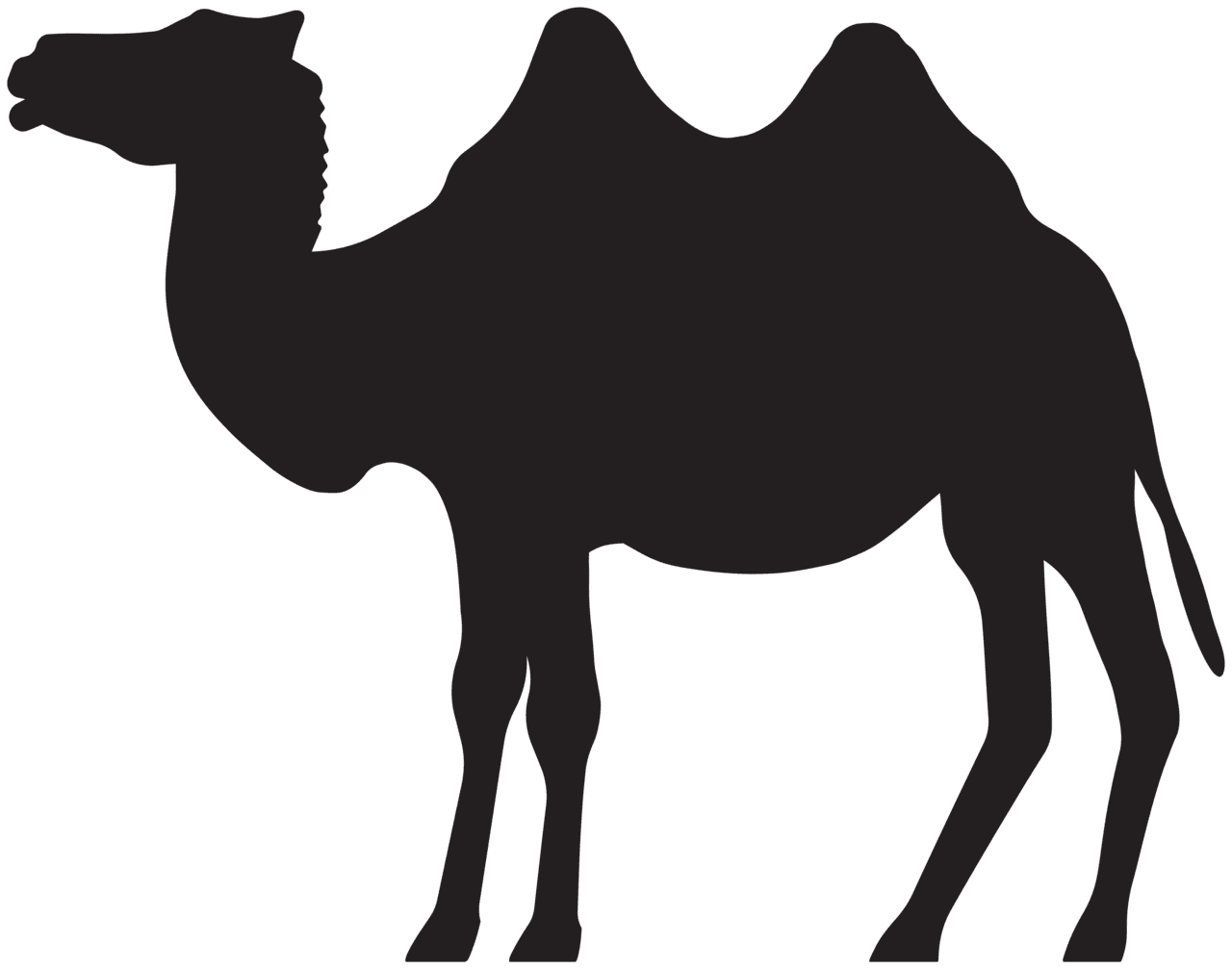 Camel pin page clipart clip art 3