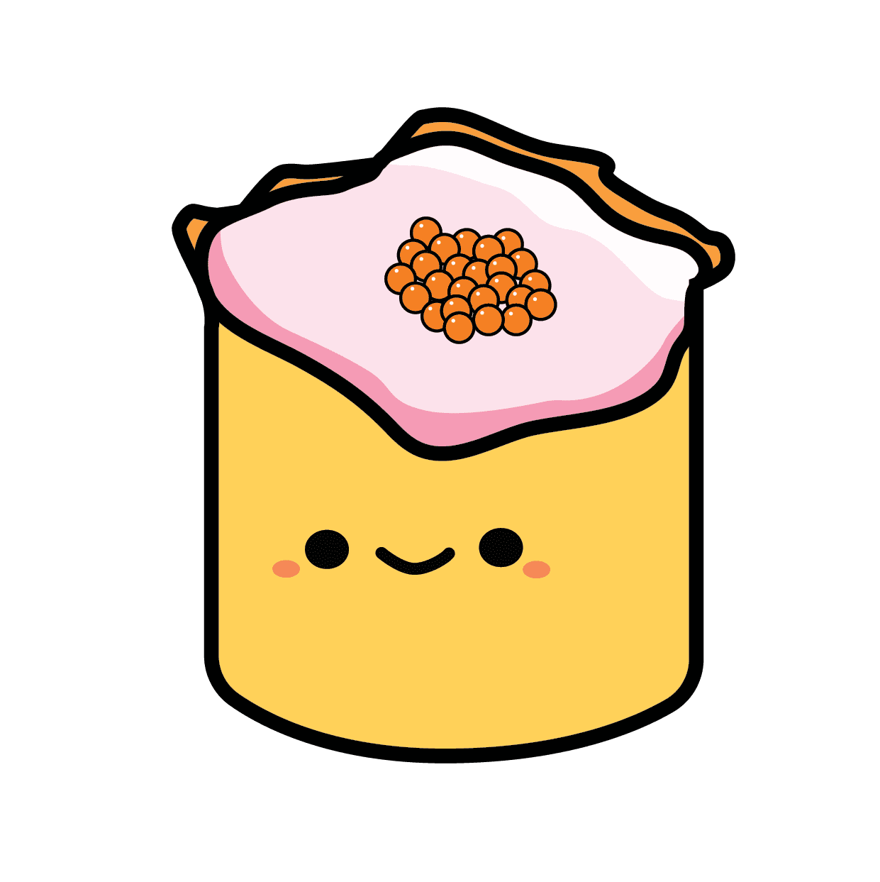 Sushi cute shumai clipart free