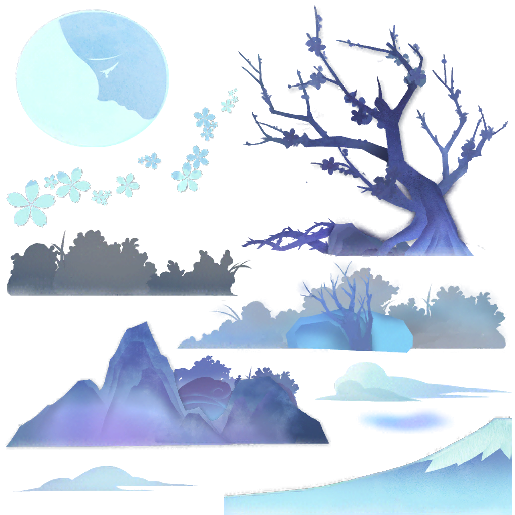 Snowfall pin page clipart transparent