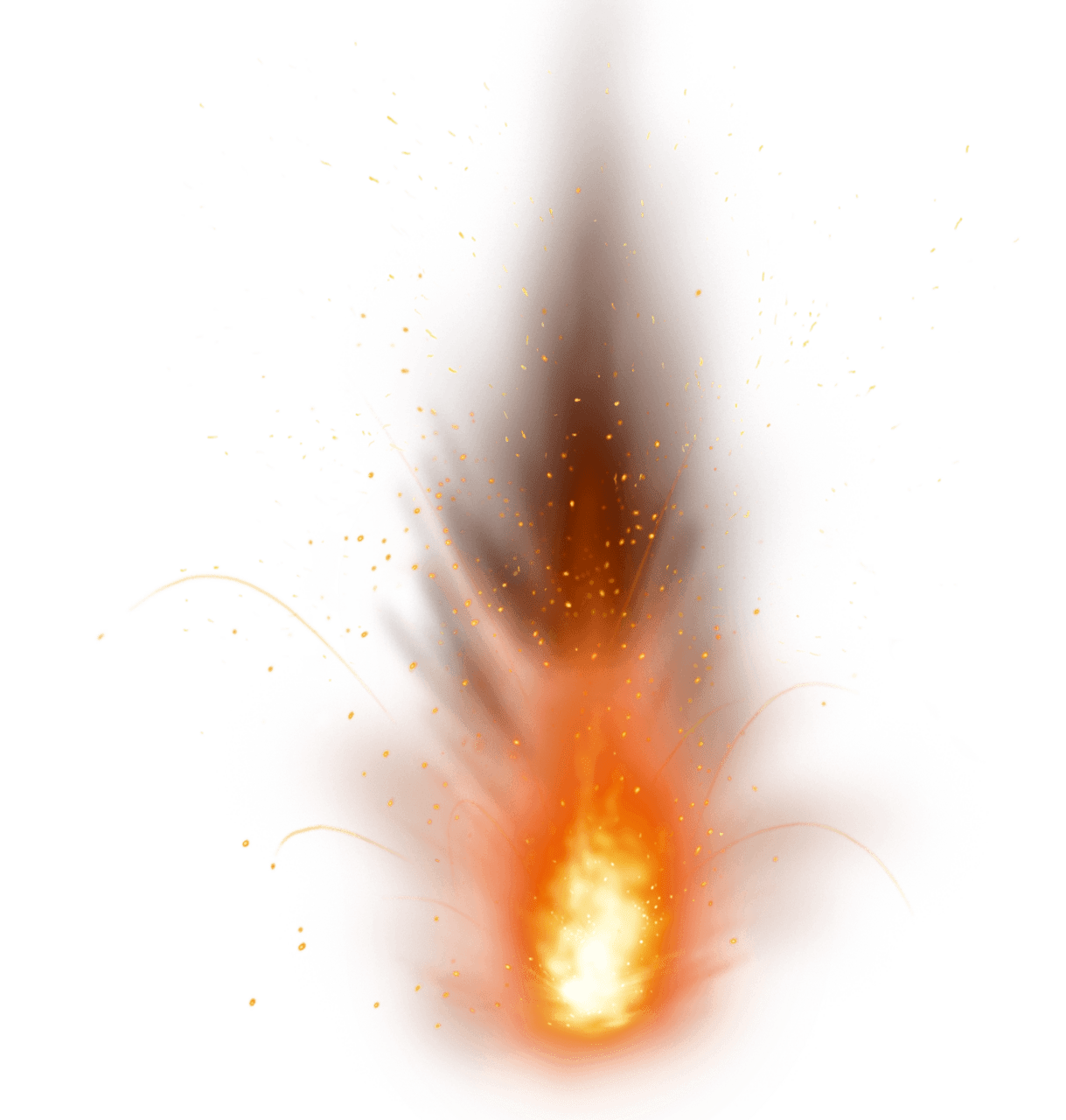 Explosive fire explosion sparkling clipart background