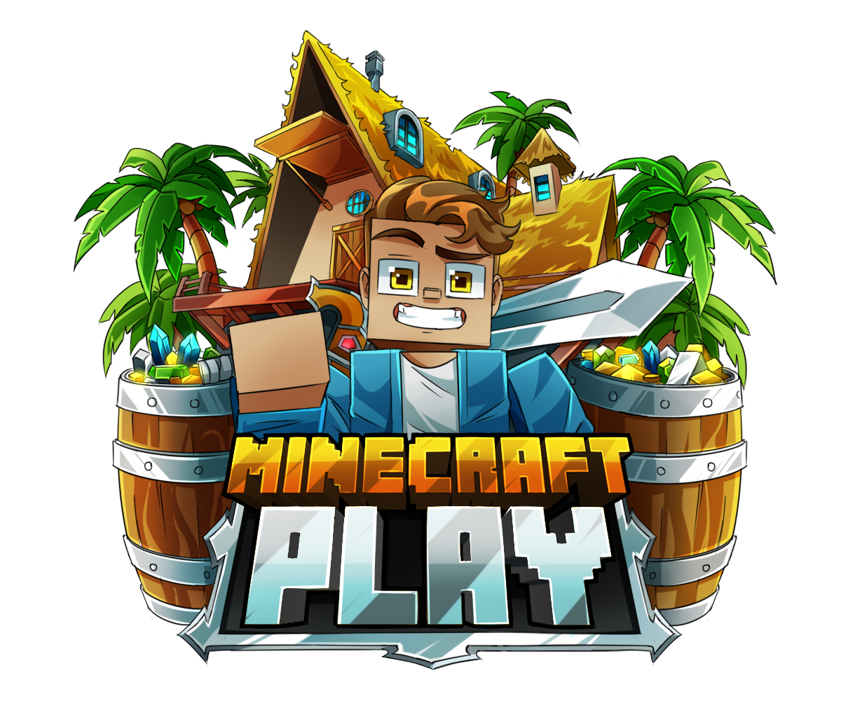 Minecraft server logo drawing clipart