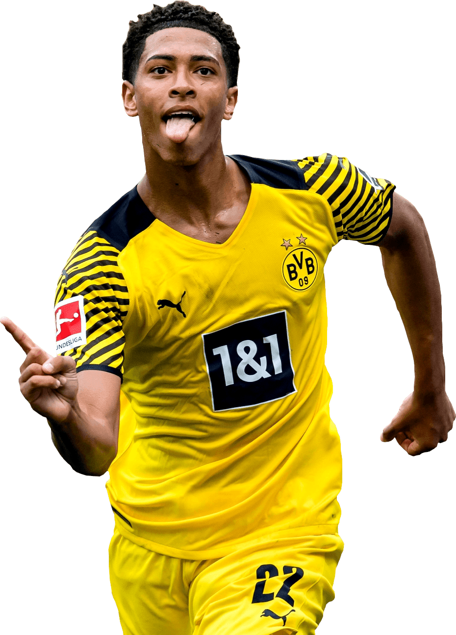 Football player jude bell gham borussia dortmund render footyrenders clipart picture