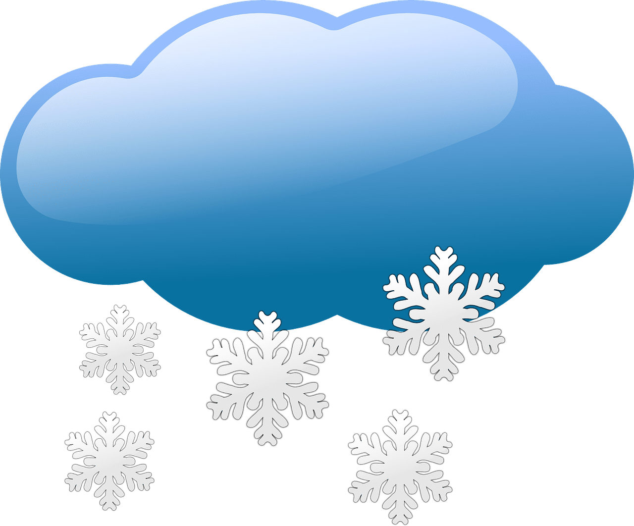 Snowfall photo of cloudy weather snow snowing forecast from clipart