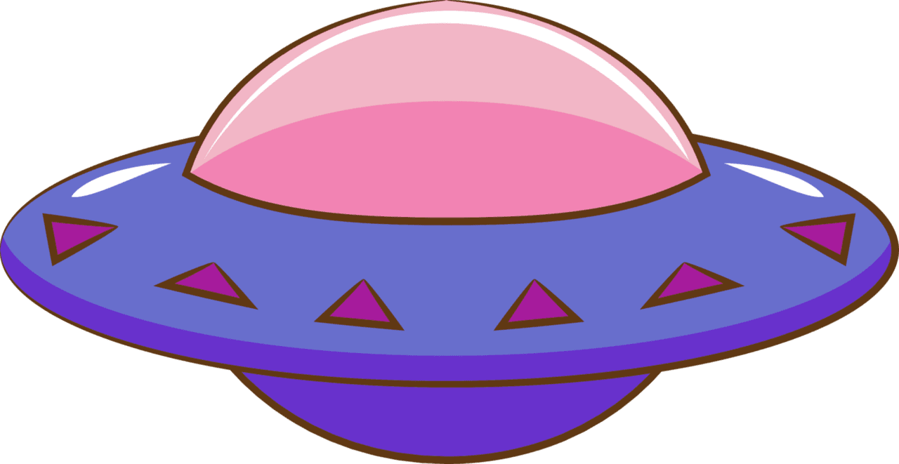 Ufo graphic clipart design vector