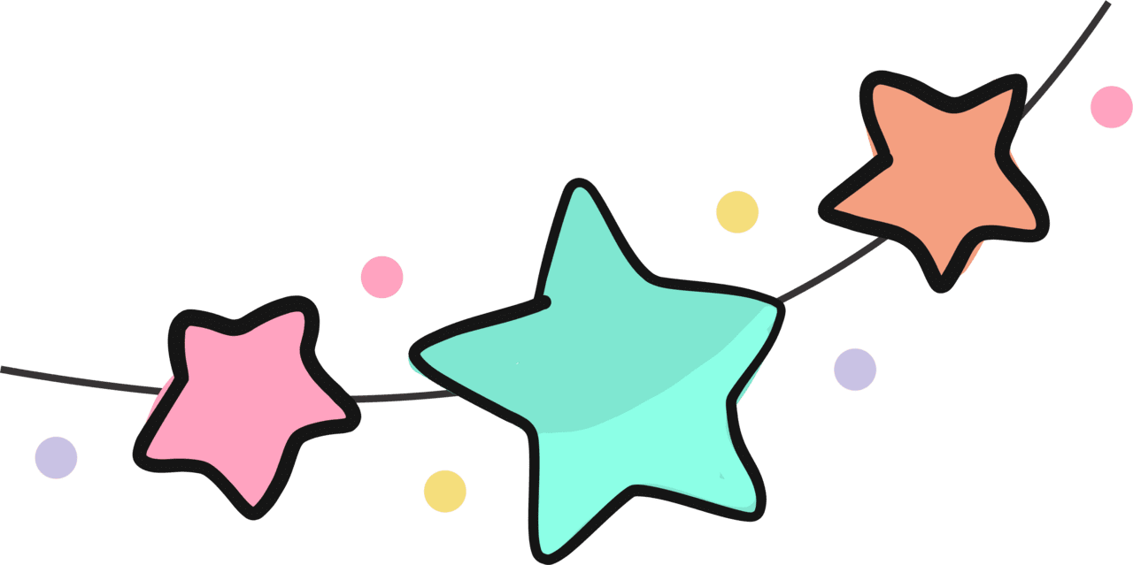 Shooting star pin page clipart vector 2