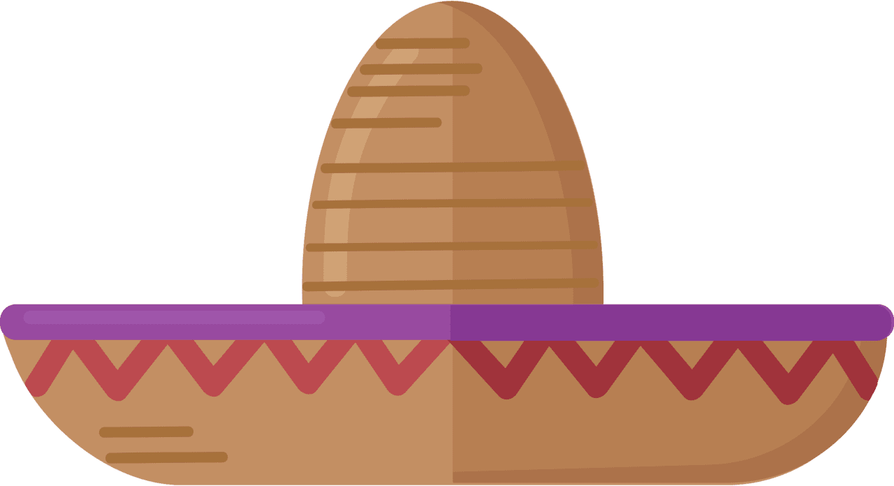 Sombrero vector clipart images 4