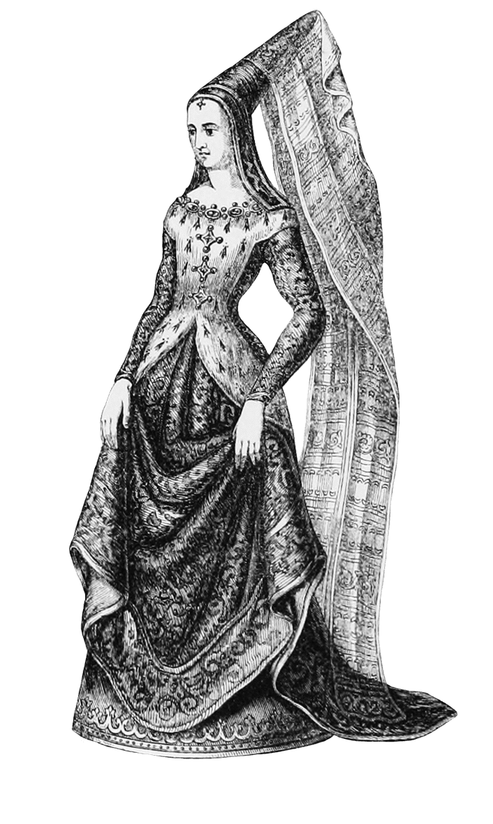 Dress medieval clipart image