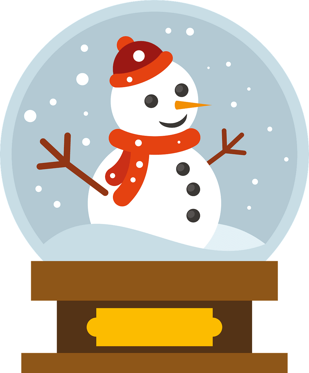 Snowfall clipart images 3