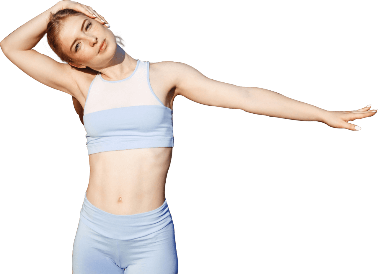 Beautiful woman practic yoga fitness clipart free