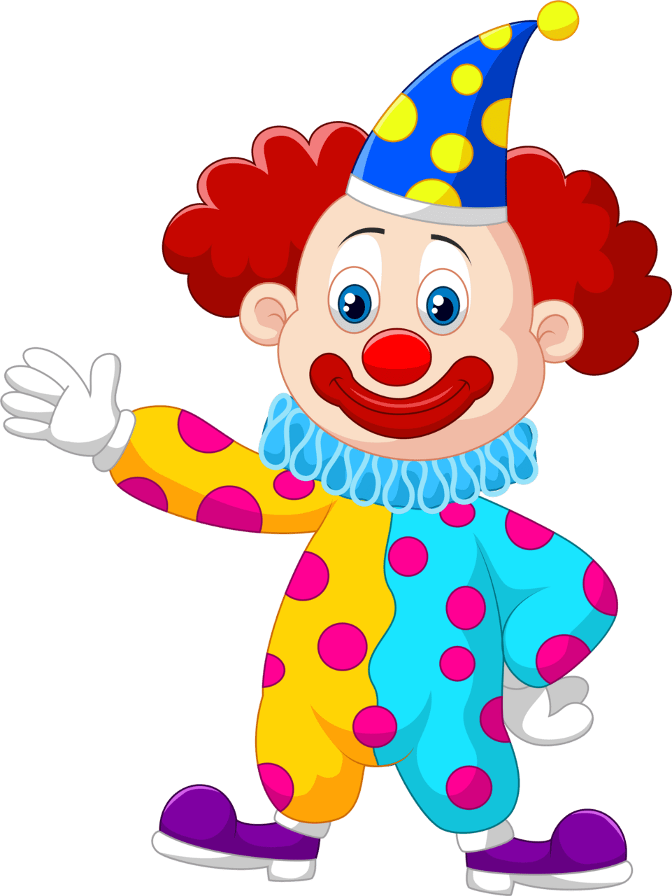 Birthday hat circus clipart animated for background