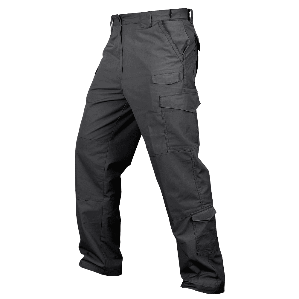Black cargo pants clipart fashion vector