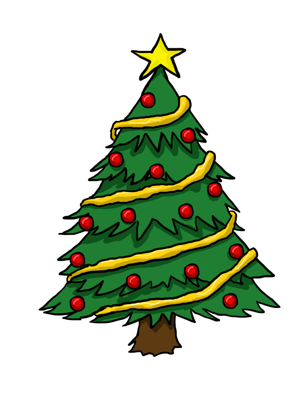 Christmas tree png clipart clip art 2