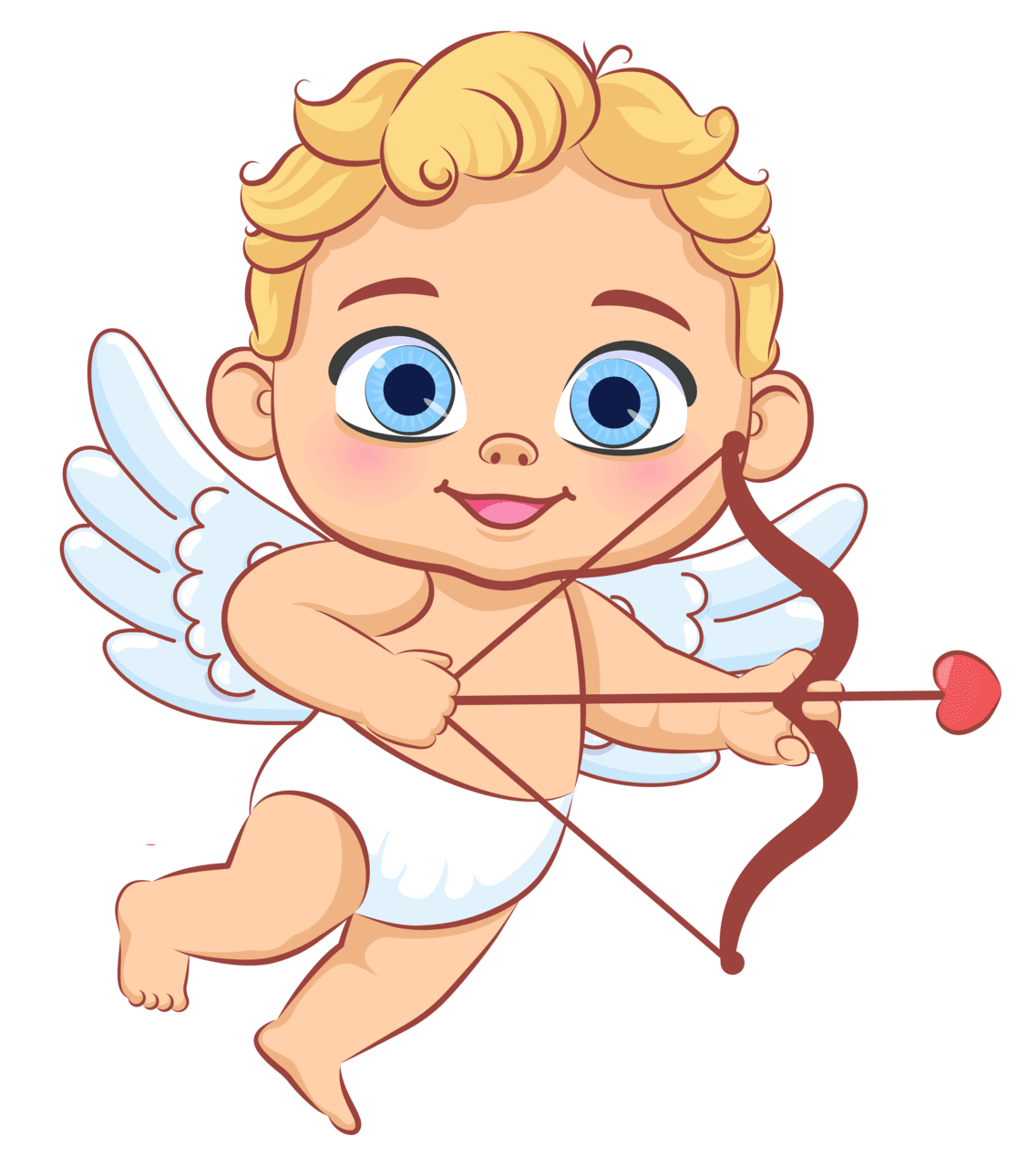 Cupid pin page clipart logo