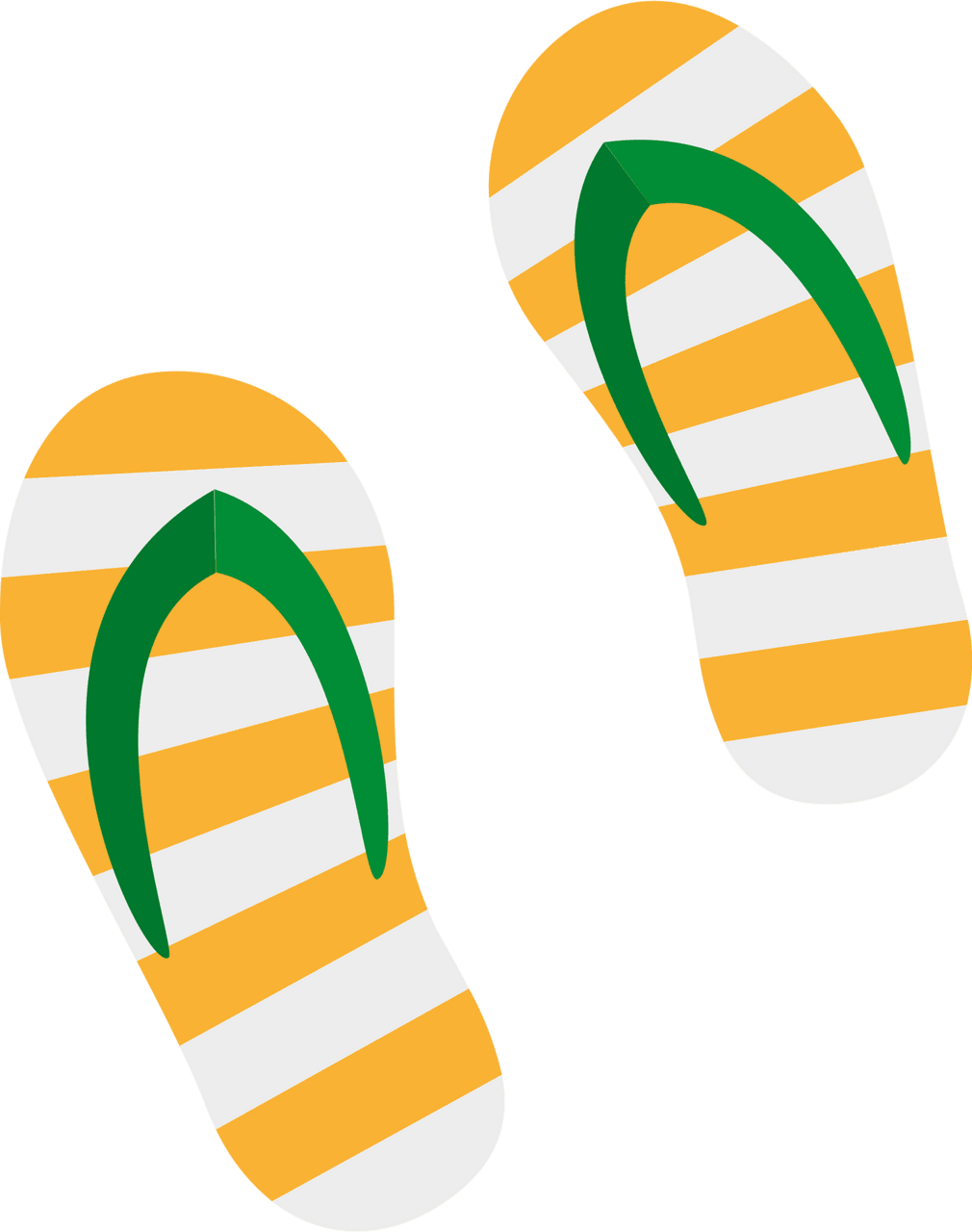 Flip flop vector clipart images 9