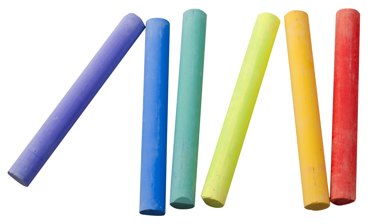 Color chalk piece clipart clip art