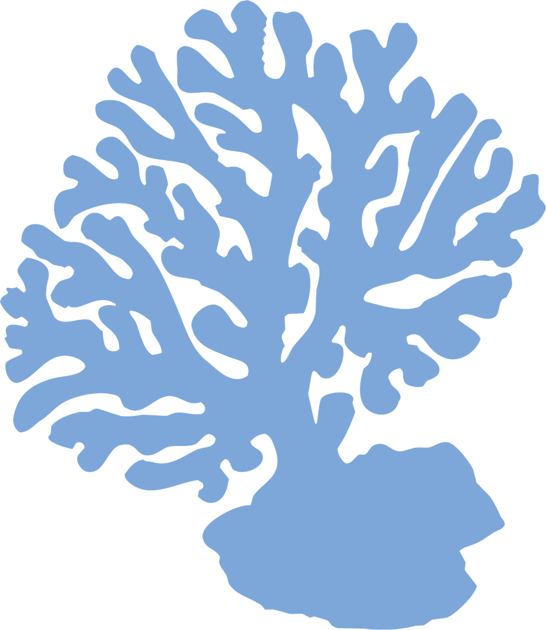 Coral animal wildlife vector graphic clipart