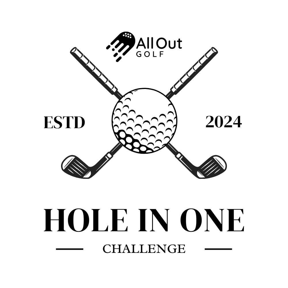 Golf club hole in all out clipart photo