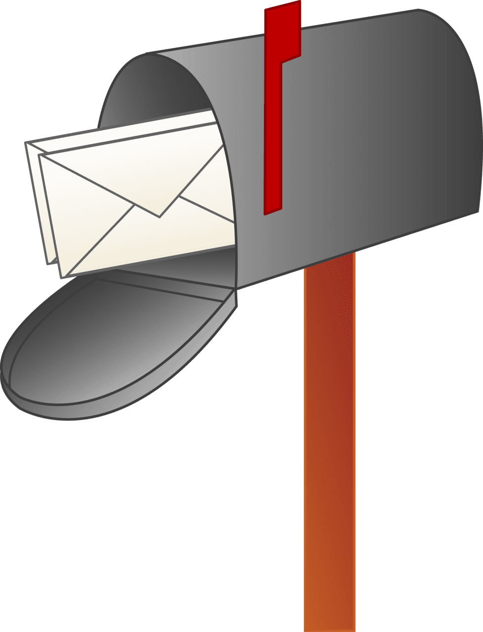 Letter box mail post clipart mailbox transparent
