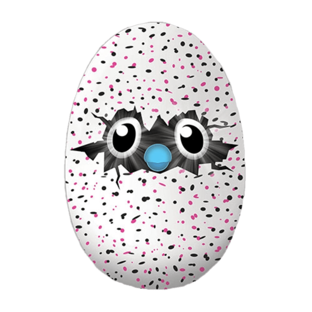 For egg hatchimal peeking through shell stic clipart picture