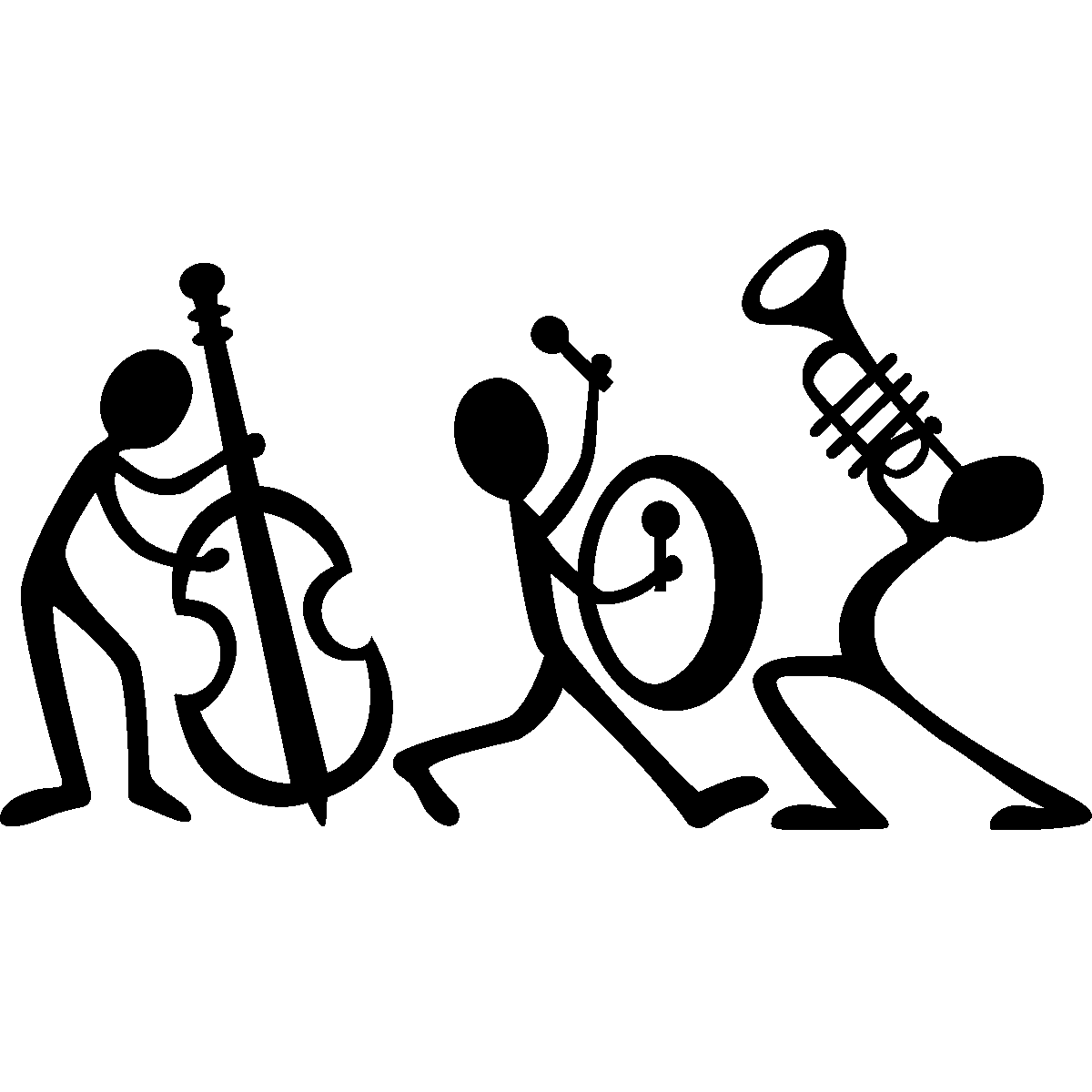 Trumpet pin page clipart image 2