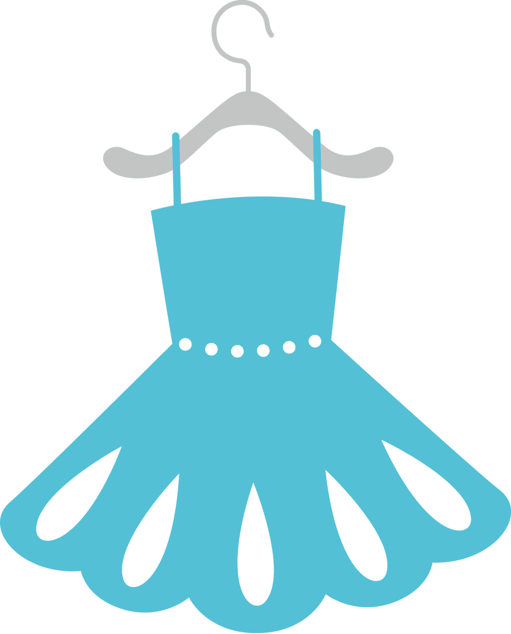 Dress roupa ballet origamiami clipart image