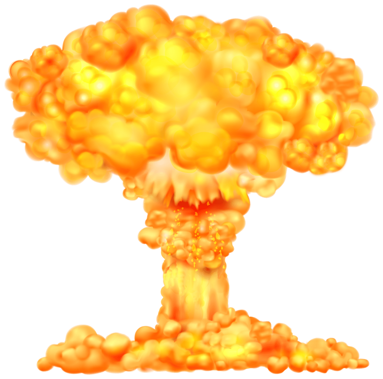 Explosive fire explosion clipart image