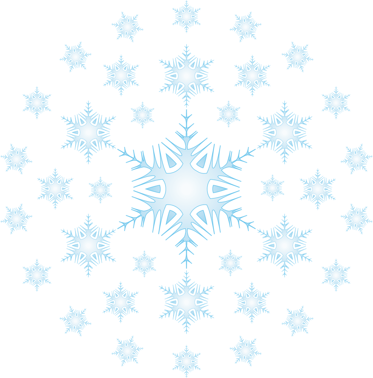 Snowfall clipart images