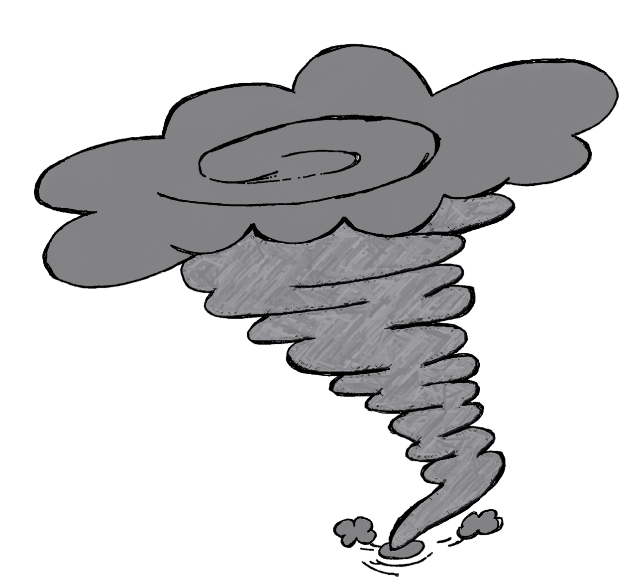 Tornado hurricane image for clipart