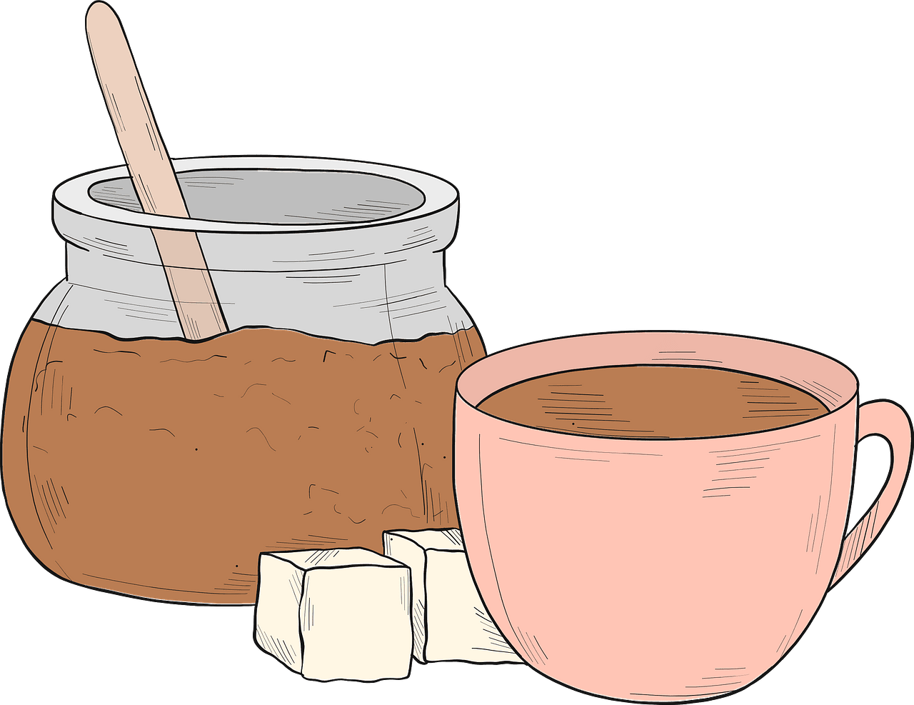 Hot cocoa vector clipart images 3