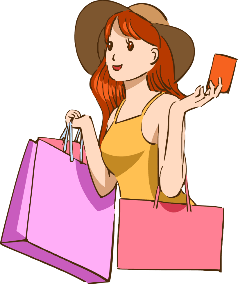 Shopping graphic clipart design logo