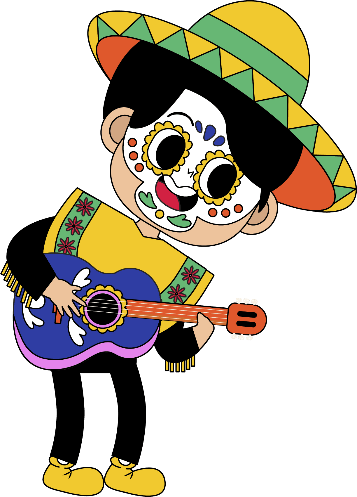 Sombrero pin page clipart logo 3