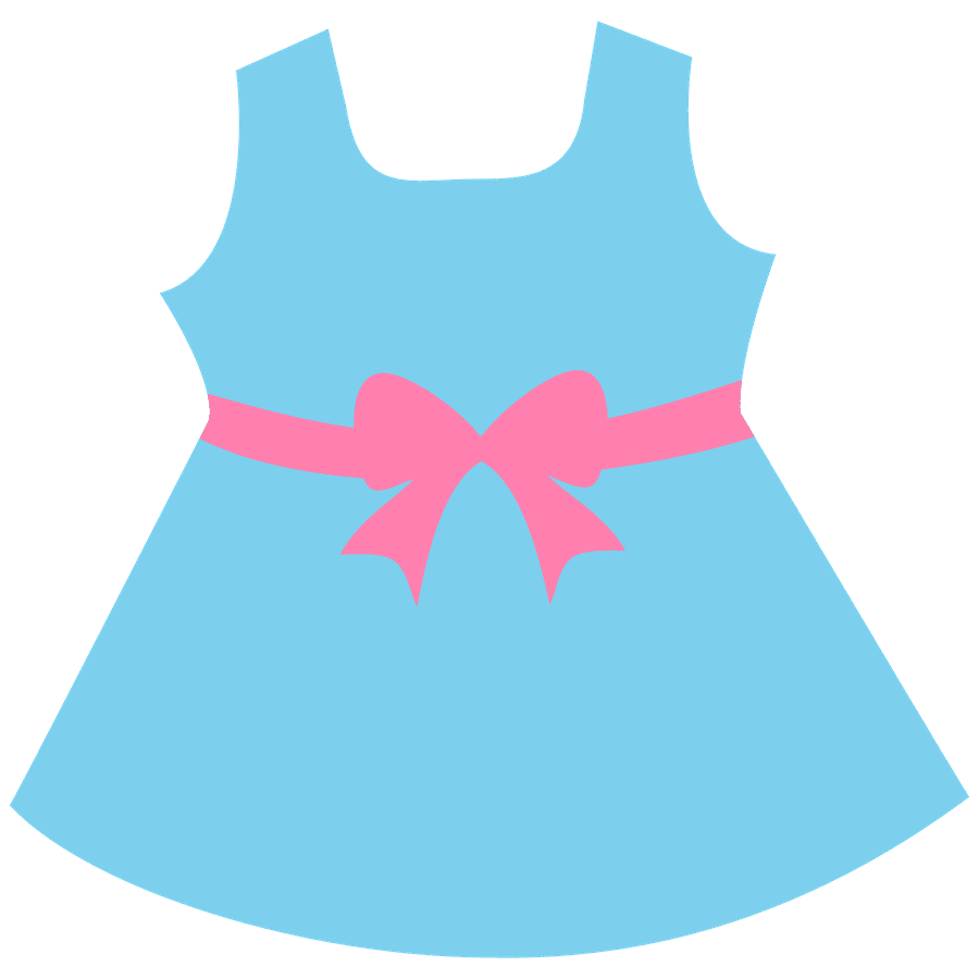 Dress pin page clipart free