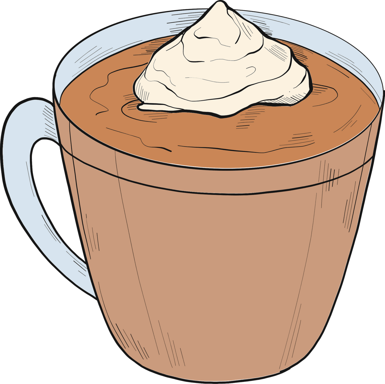 Hot cocoa vector clipart images