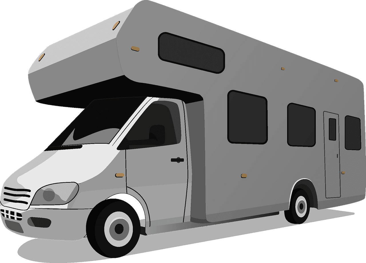 Camper vector clipart images