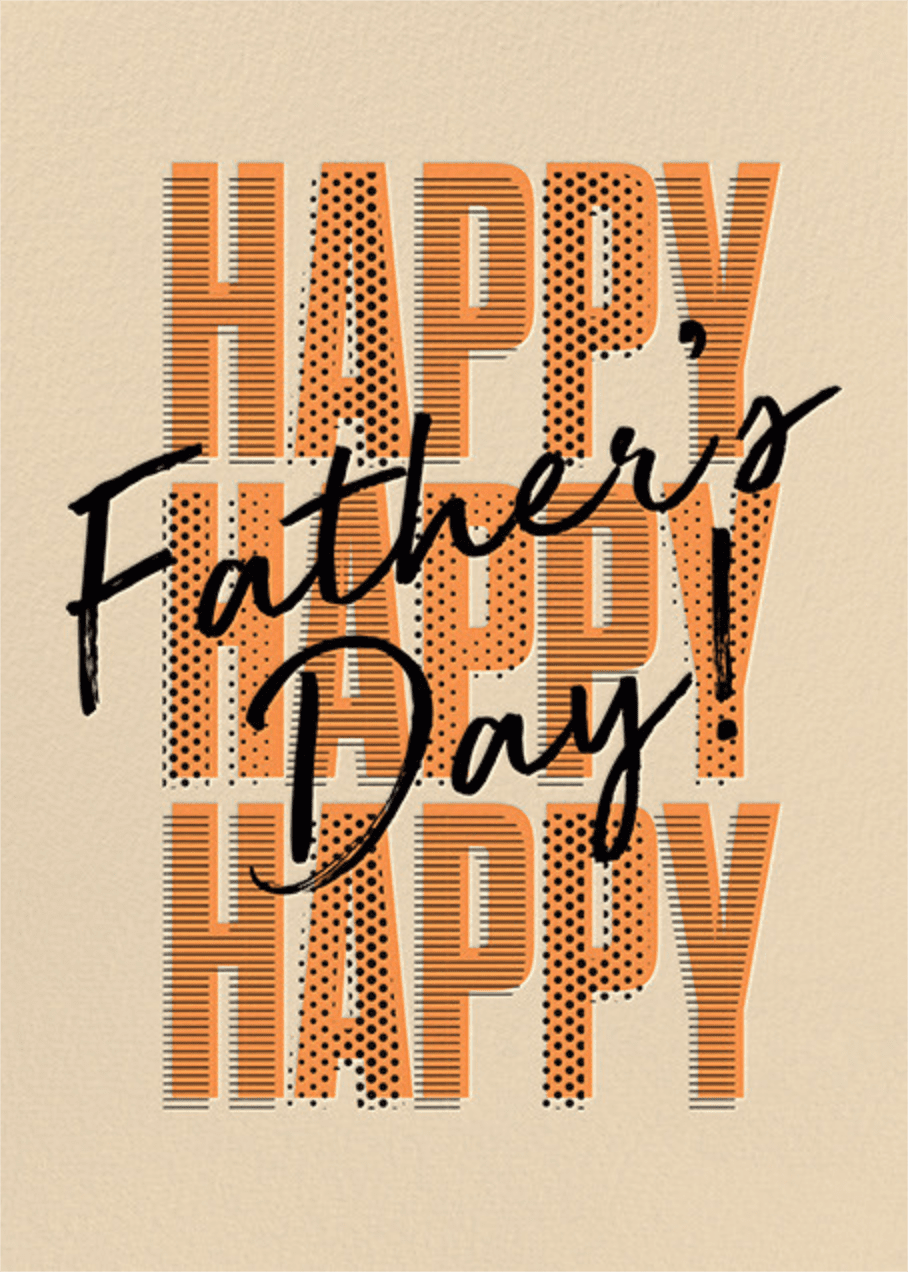 Happy fathers day card clipart transparent