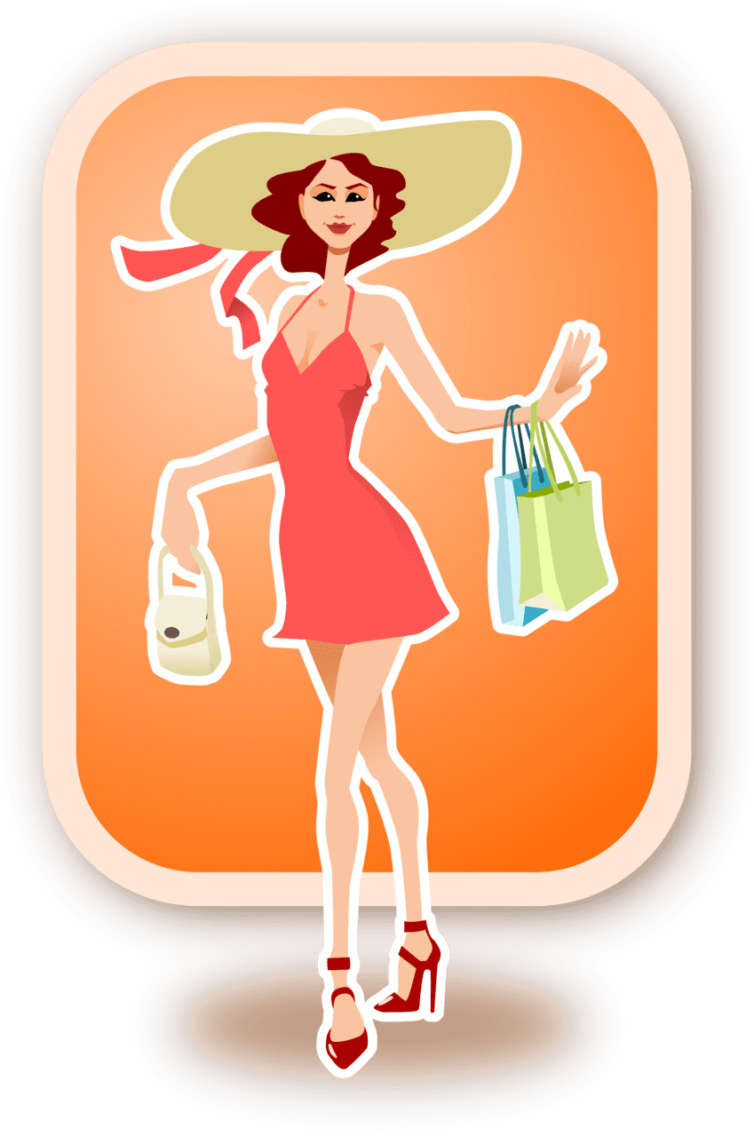 Shopping pin page clipart logo