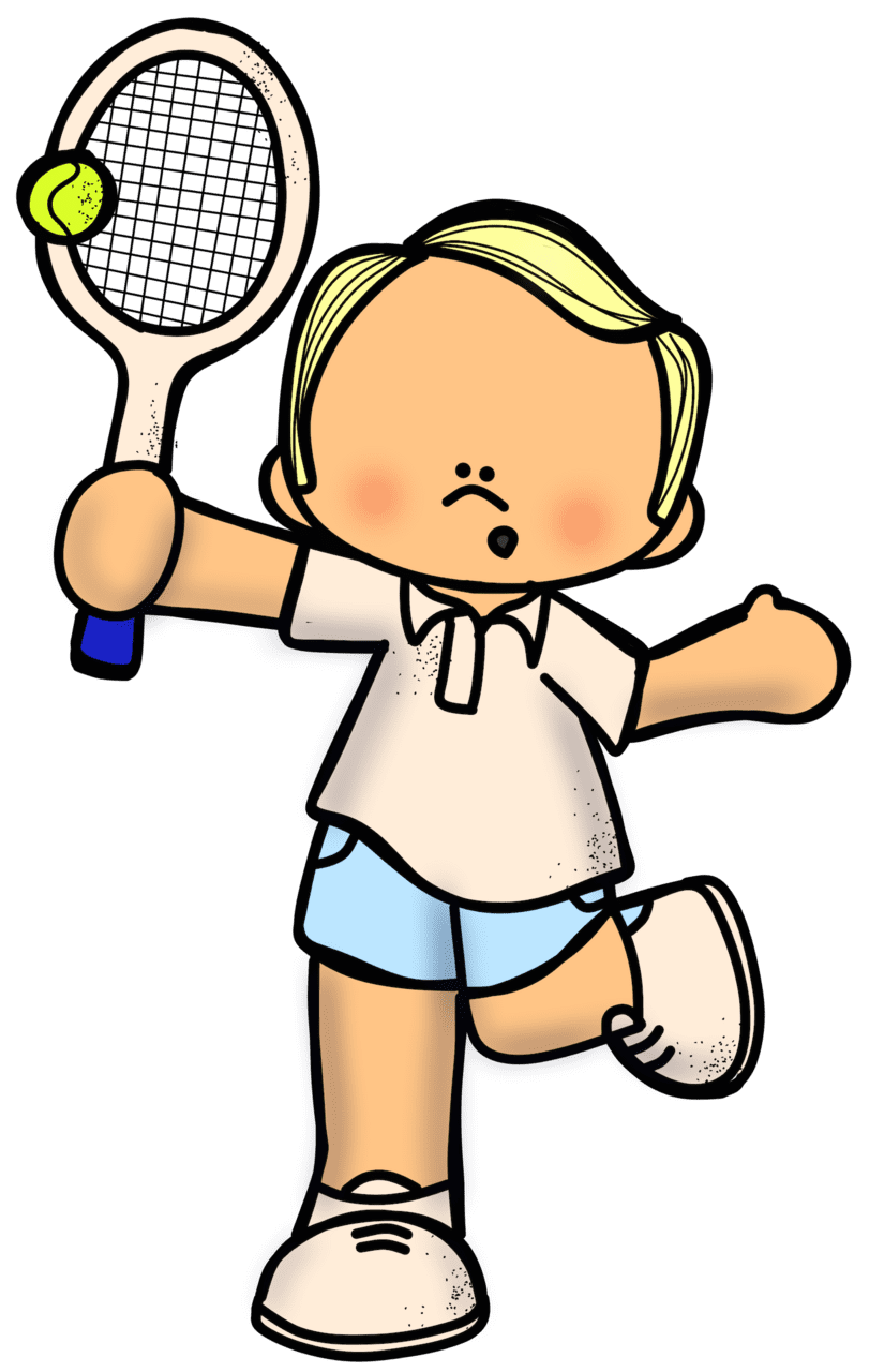 Tennis racket pin page clipart photo