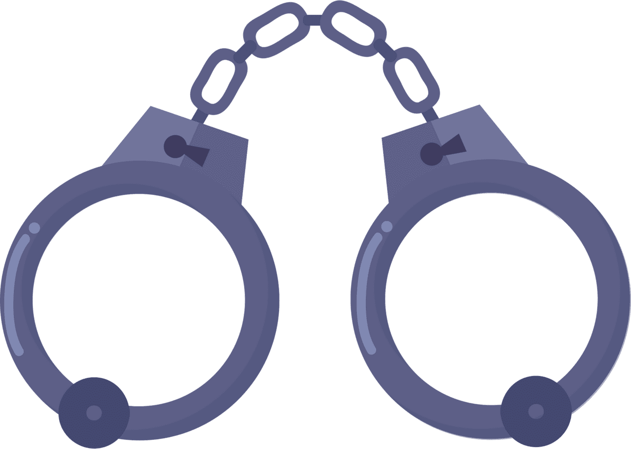 Handcuffs vector clipart images 5