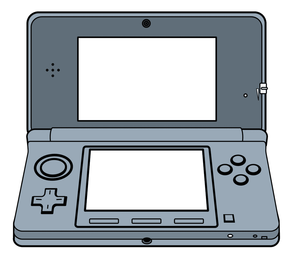 Video game clipart image handheld system id