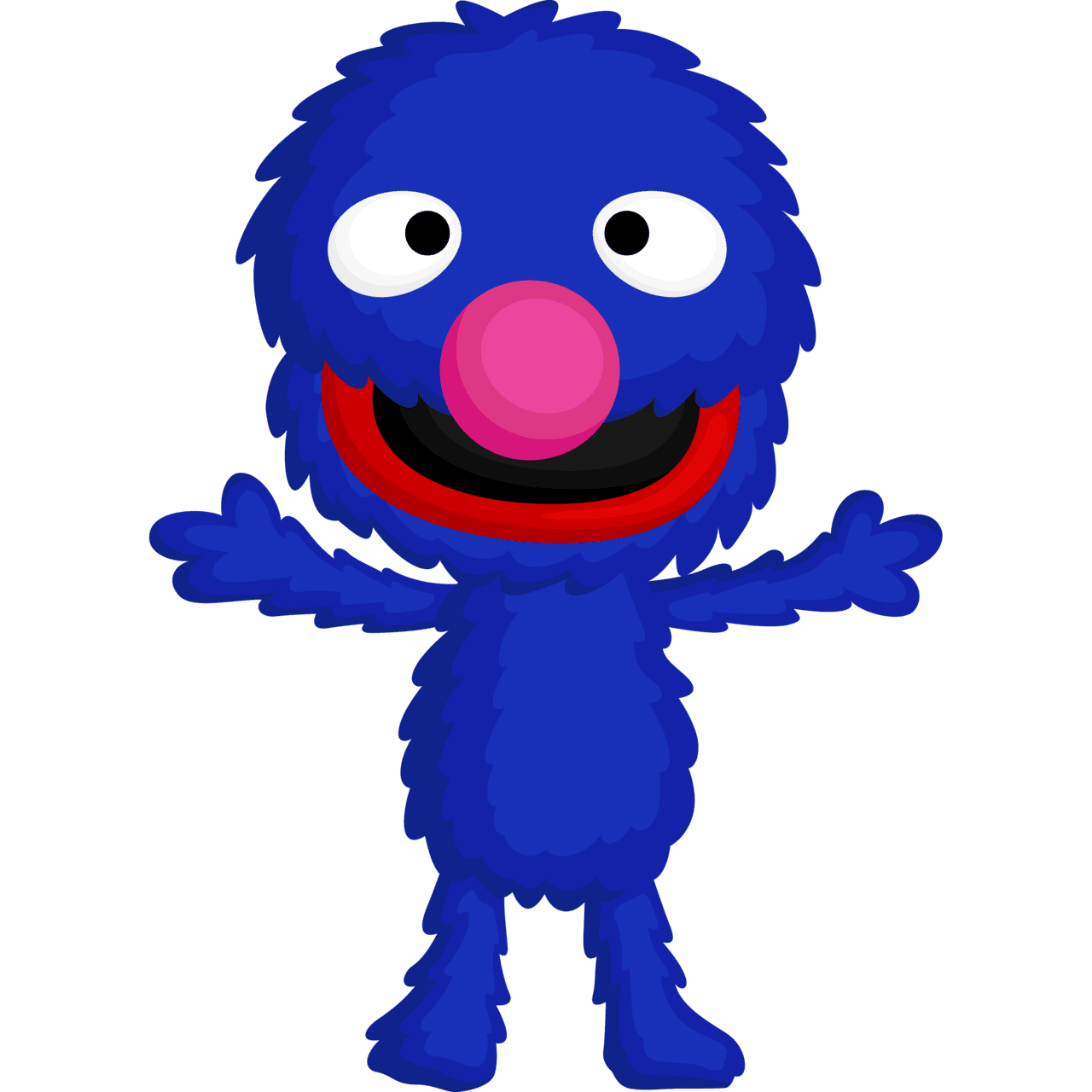 Cookie monster pin page clipart picture 3