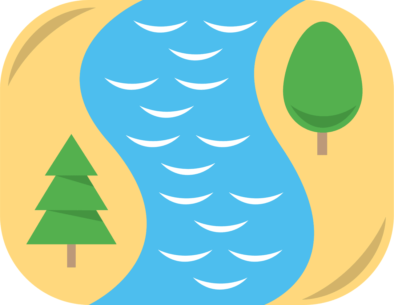 River vector clipart images 3