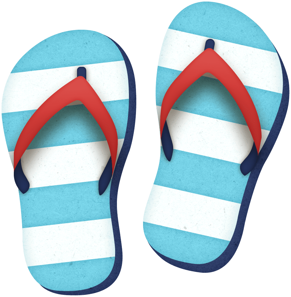 Flip flop pin page clipart photo