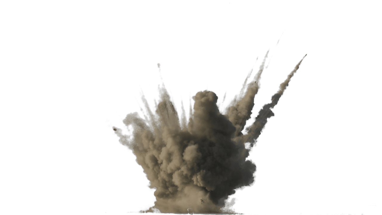 Explosive dirt explosion clipart free