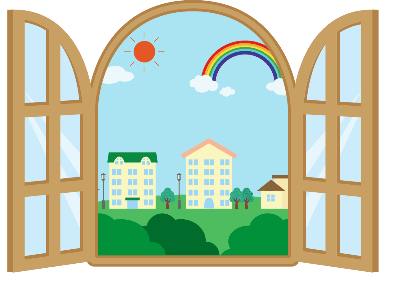 Window panes clipart images