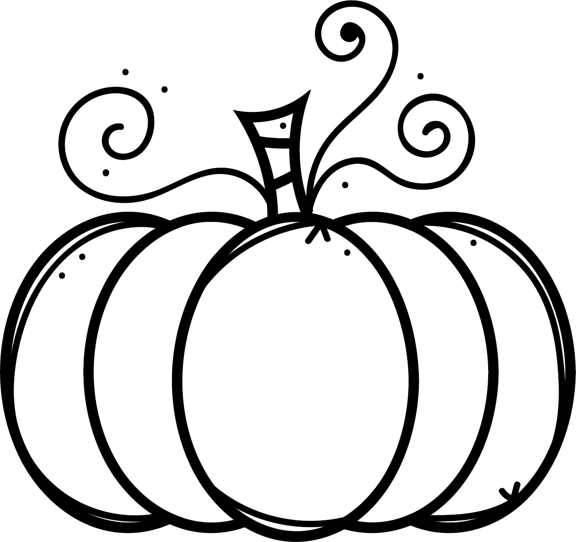 Halloween black and white pin page clipart background 2