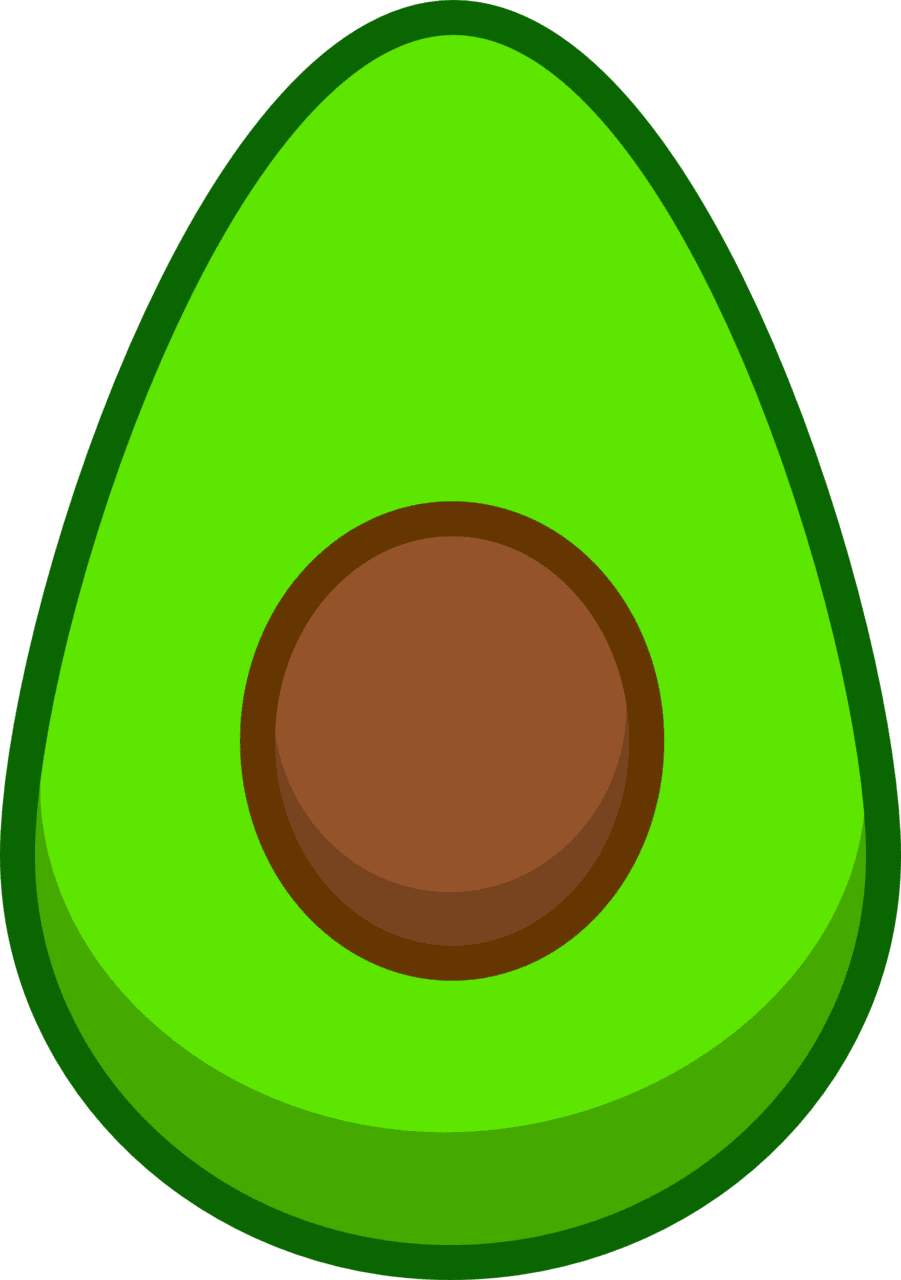 Cute avocado by quotes and stuff redbubble clipart picture