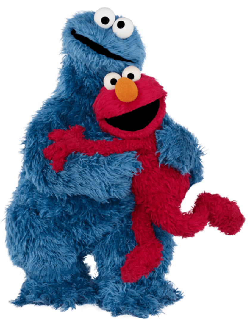 Elmo cookie monster to star in new uk children show furchester clipart image