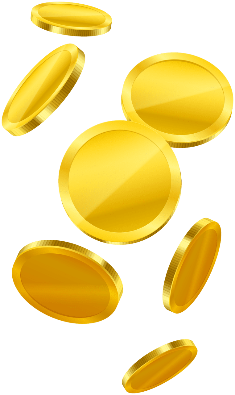 Gold falling coin clipart best photo